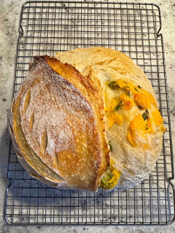 Jalapeno Cheddar Sourdough
